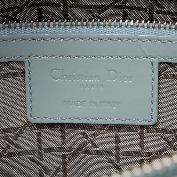 Dior Patent Leather Lady Dior Large Tote - Picture 8 of 13